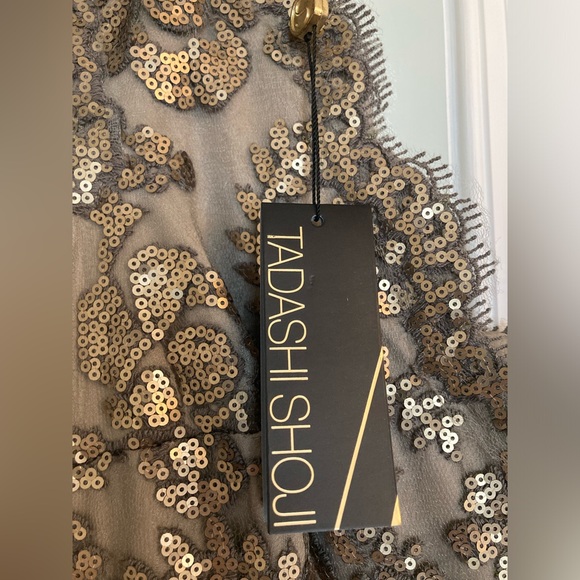 Tadashi Shoji Size 12 Sequin Cocktail Dress - Picture 4 of 16